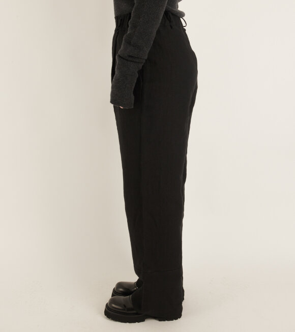 AF Agger - Linen Casual Pants Black