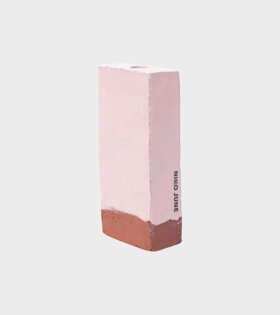 A Single Brick Candle Pink