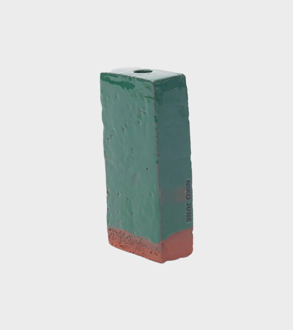 Niko June - A Single Brick Candle Green
