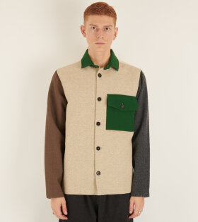 Wool Overshirt Multicolour