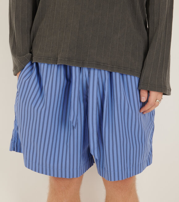 Tekla - Pyjamas Shorts Boro Stripes 