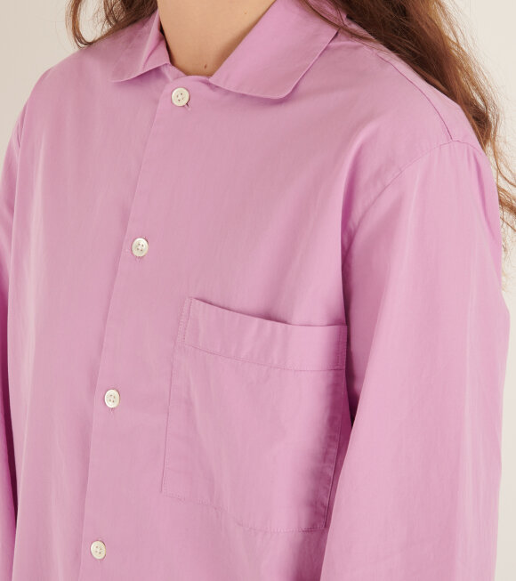 Tekla - Pyjamas Shirt Purple Pink