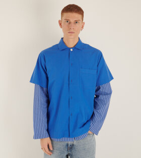 Pyjamas S/S Shirt Royal Blue