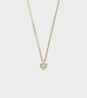 Coeur Diamant Necklace Gold
