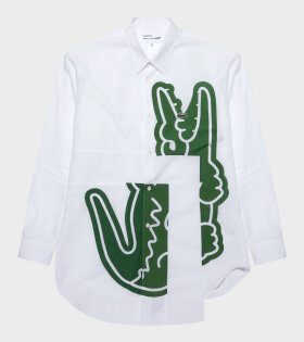 CDGS X Lacoste Shirt White/Green