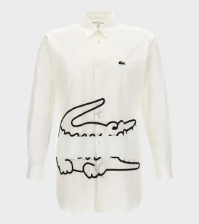 CDGS X Lacoste Shirt White/Black