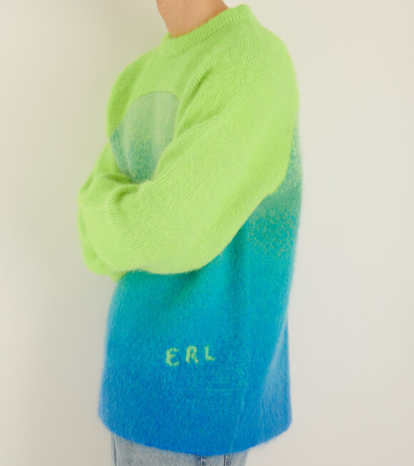 ERL - Gradient Rainbow Sweater Green Mix