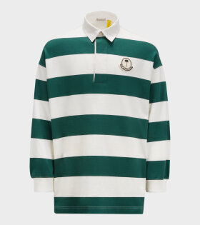 Palm Angels L/S Polo Green/White