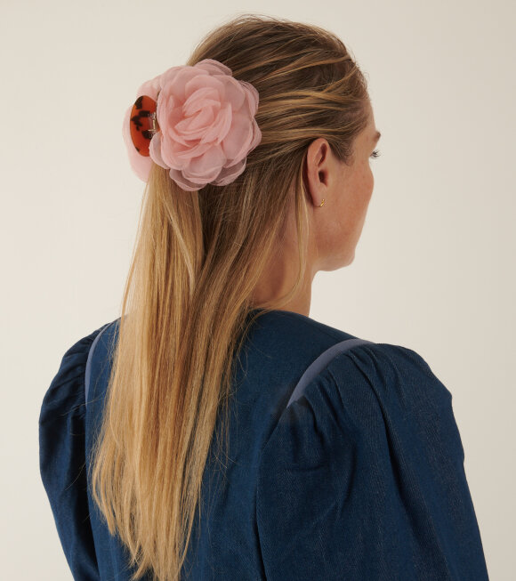 Caro Editions - Tulle Rosie Hair Clip Pale Pink