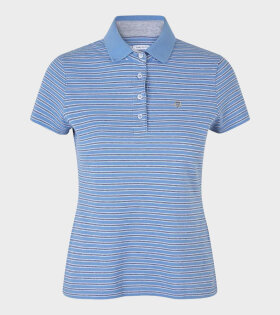 Venus Polo Shirt Blue Stripe