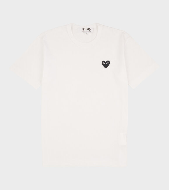 Comme des Garcons PLAY - M Black Heart T-shirt White