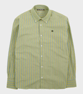 Striped Shirt Bright Green/Dark Green