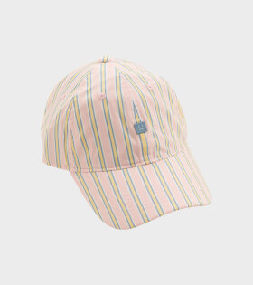 Striped Cap Pink/Yellow