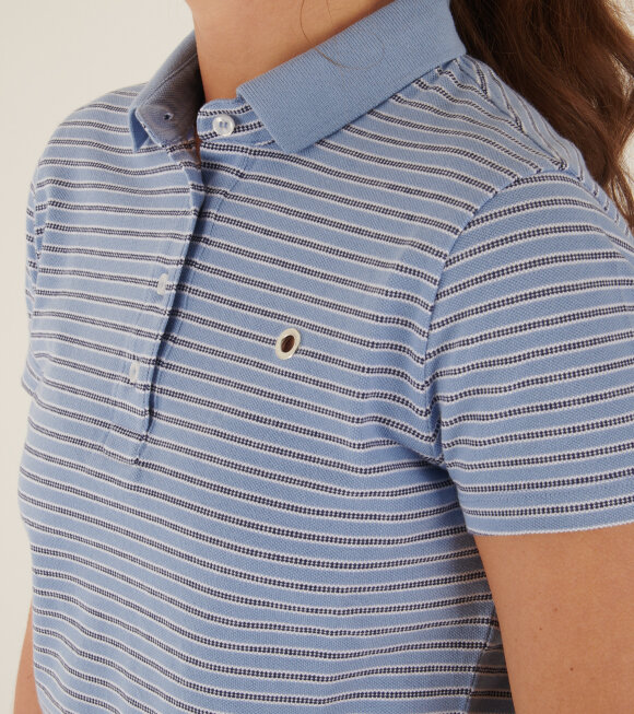 Saks Potts - Venus Polo Shirt Blue Stripe