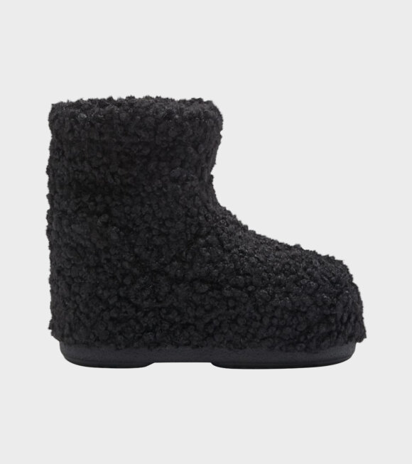 Moon Boot - Moon Boot Icon Low Faux Curly Black