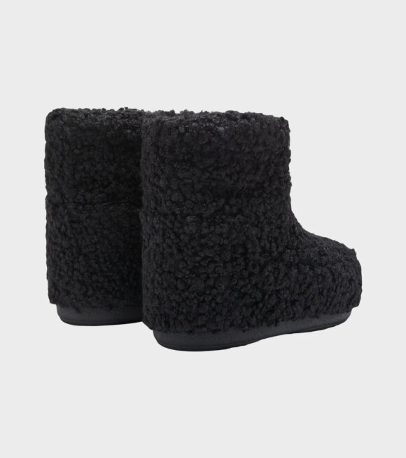 Moon Boot - Moon Boot Icon Low Faux Curly Black