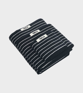 Hand Towel 50x90 Black Stripes