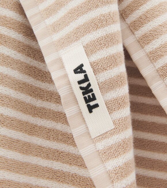 Tekla - Guest Towel 30x50 Ivory Stripes