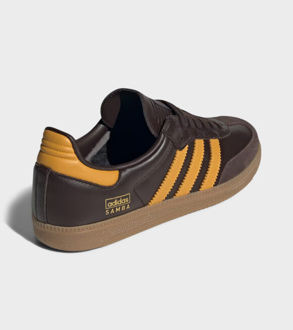 Adidas  - Samba OG Dark Brown/Preloved Yellow