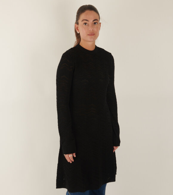Missoni - Zig Zag Knit Dress Black