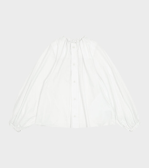 MM6 Maison Margiela - No Collar Shirt White