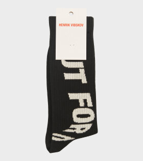 Out For Delivery Socks Black/Off-white
