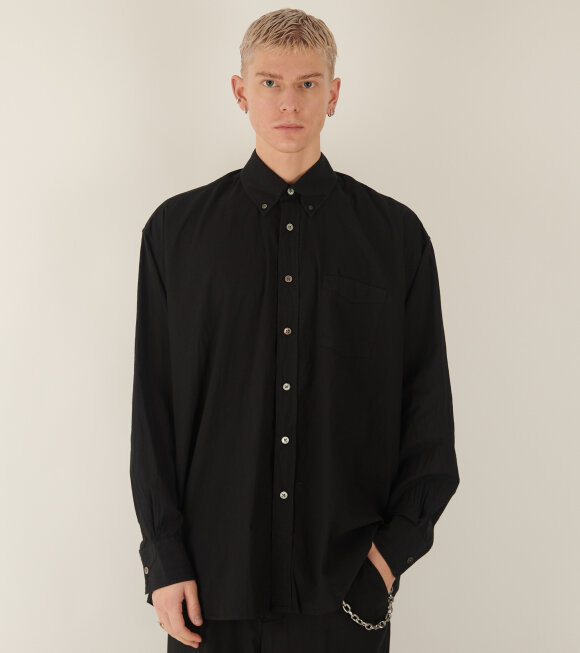 Our Legacy - Borrowed BD Shirt Black Voile