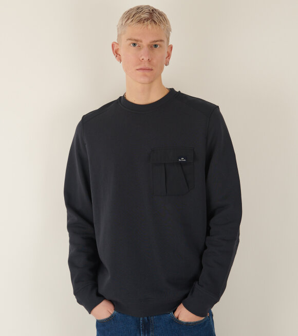 Paul Smith - Nylon Pocket Sweatshirt Navy