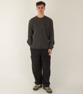 Basic Stock L/S Thermal Washed Black