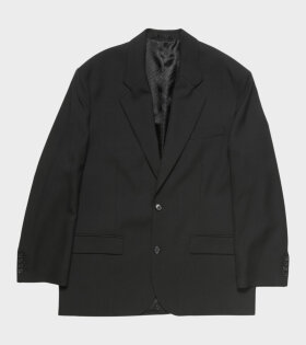 Relaxed Fit Suit Jacket Black