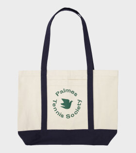 Society Tote Bag Off-white/Navy