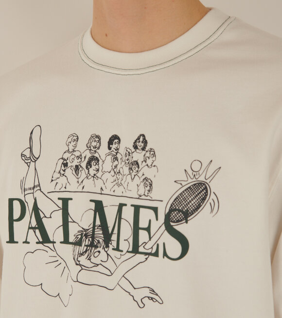 Palmes - Stumble Tennis L/S Top Off-white