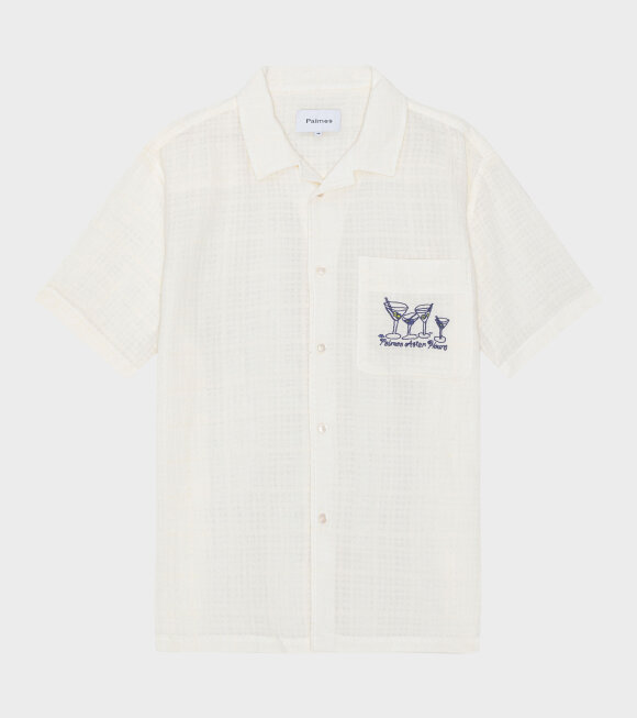 Palmes - Martini S/S Shirt Off-white