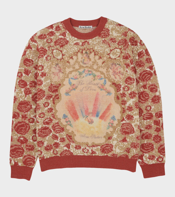 Acne Studios - Graphic Sweater Blossom Pink/Gold