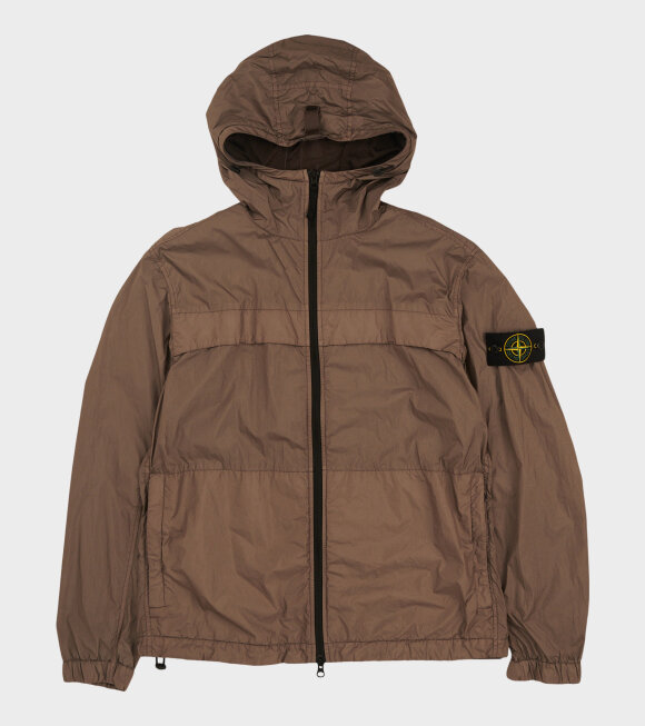Stone Island - Garment Dyed Crinkle Reps Jacket Light Brown