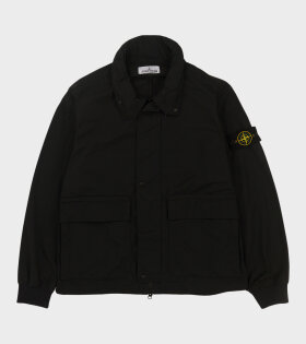 Micro Twill Jacket Black