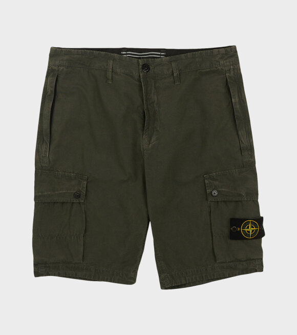 Stone Island - Cotton Shorts Army Green