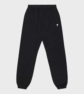 Organic Fitted Sweatpants Black