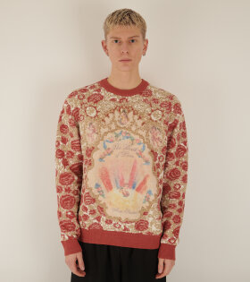 Graphic Sweater Blossom Pink/Gold