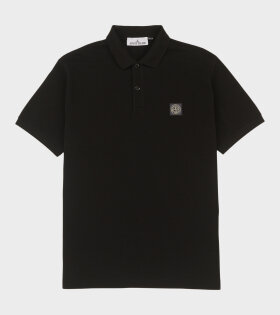 Stone Island - Logo Polo Shirt Black 