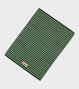 Bath Mat 50x70 Teal Green Stripes