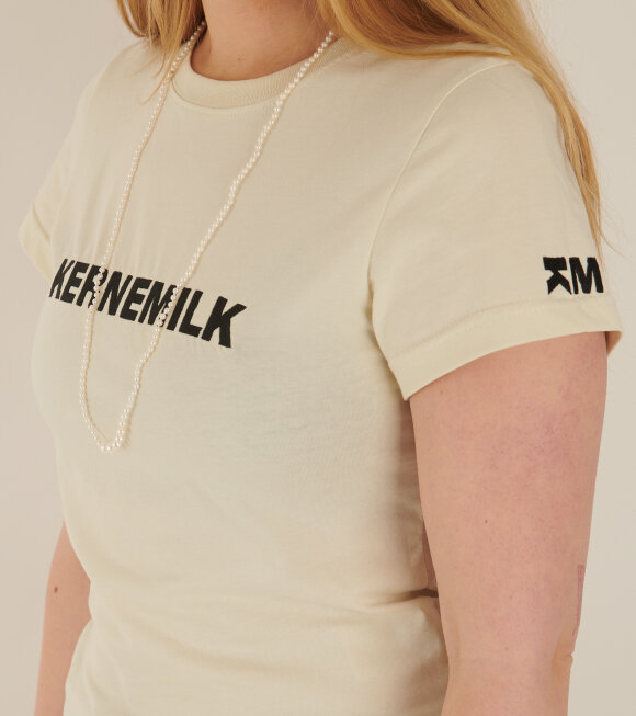 Kernemilk - Logo T-shirt Cream