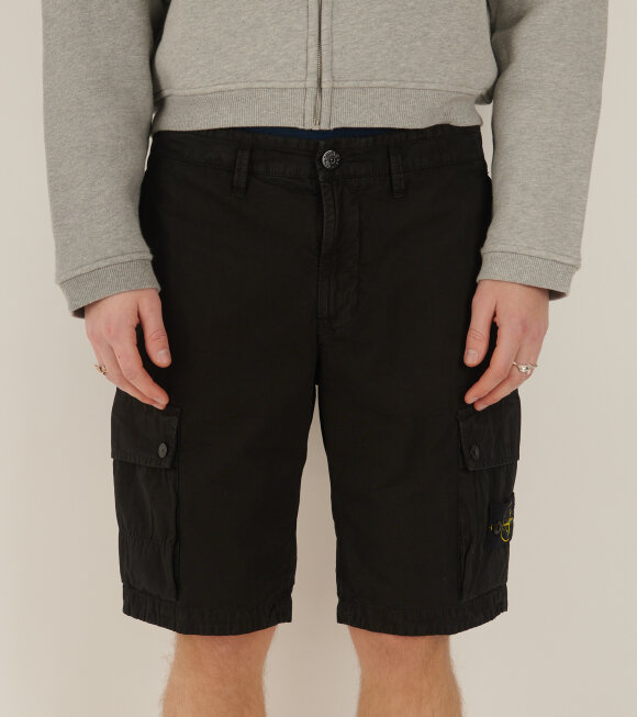 Stone Island - Cotton Shorts Black
