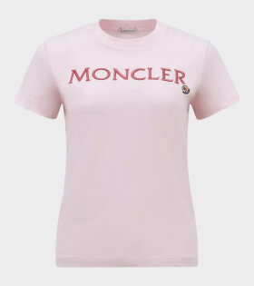 Embroidered Logo T-shirt Pink