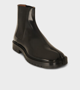 Tabi Country Leather Chelsea Boots Black