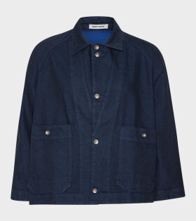 Delivery Jacket Navy Blue Twill
