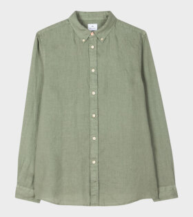 Linen Shirt Dusty Green