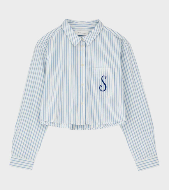 Skall Studio - Moment Shirt Blue/White Stripe