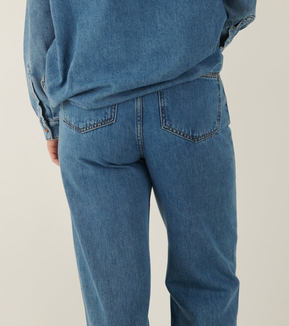 Skall Studio - Maddy Straight Jeans Washed Blue