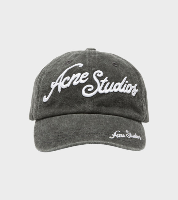 Acne Studios - Logo Cap Faded Black